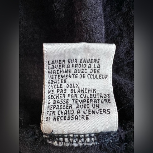 Talbots Black corduroy maxi/midi length dress long sleeve button up women 14P - Picture 9 of 10